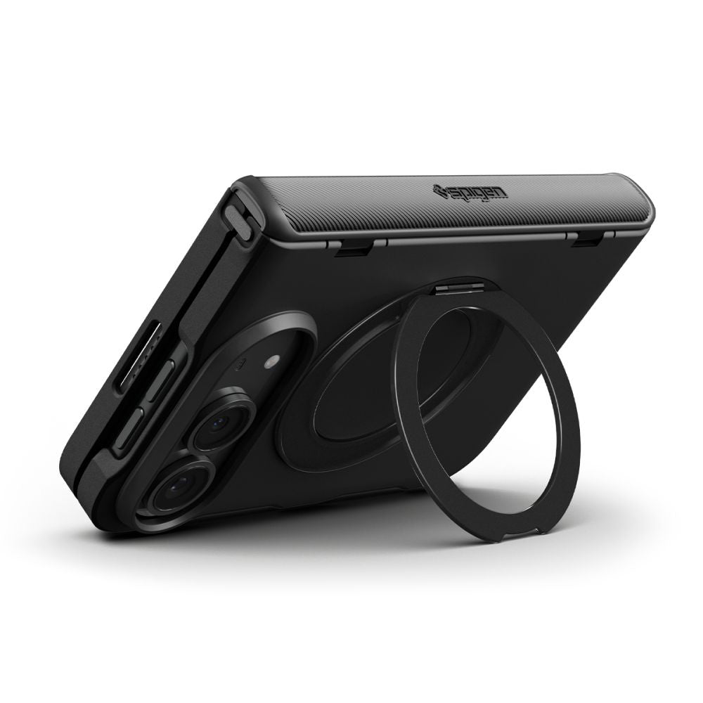 Husa de protectie Spigen Slim Armor Pro S compatibil cu iPhone Duo, Negru