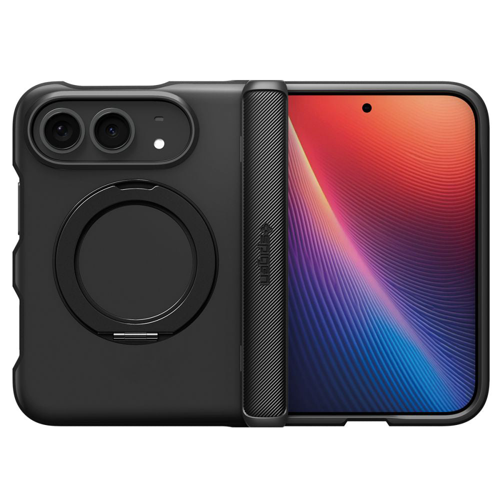 Husa de protectie Spigen Slim Armor Pro S compatibil cu iPhone Duo, Negru