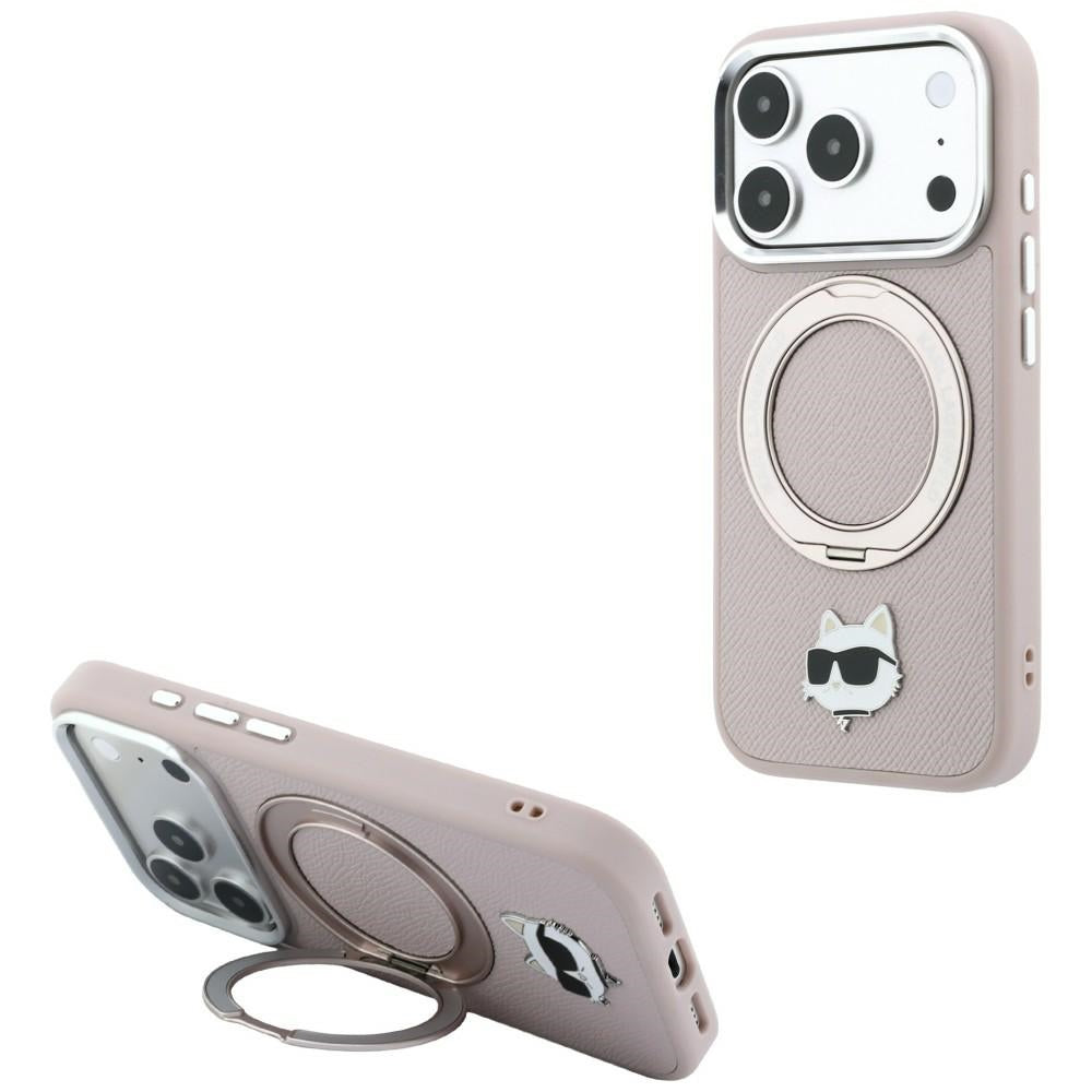 Husa de protectie Karl Lagerfeld compatibil cu iPhone 18 Pro / iPhone 17 Pro, Alb
