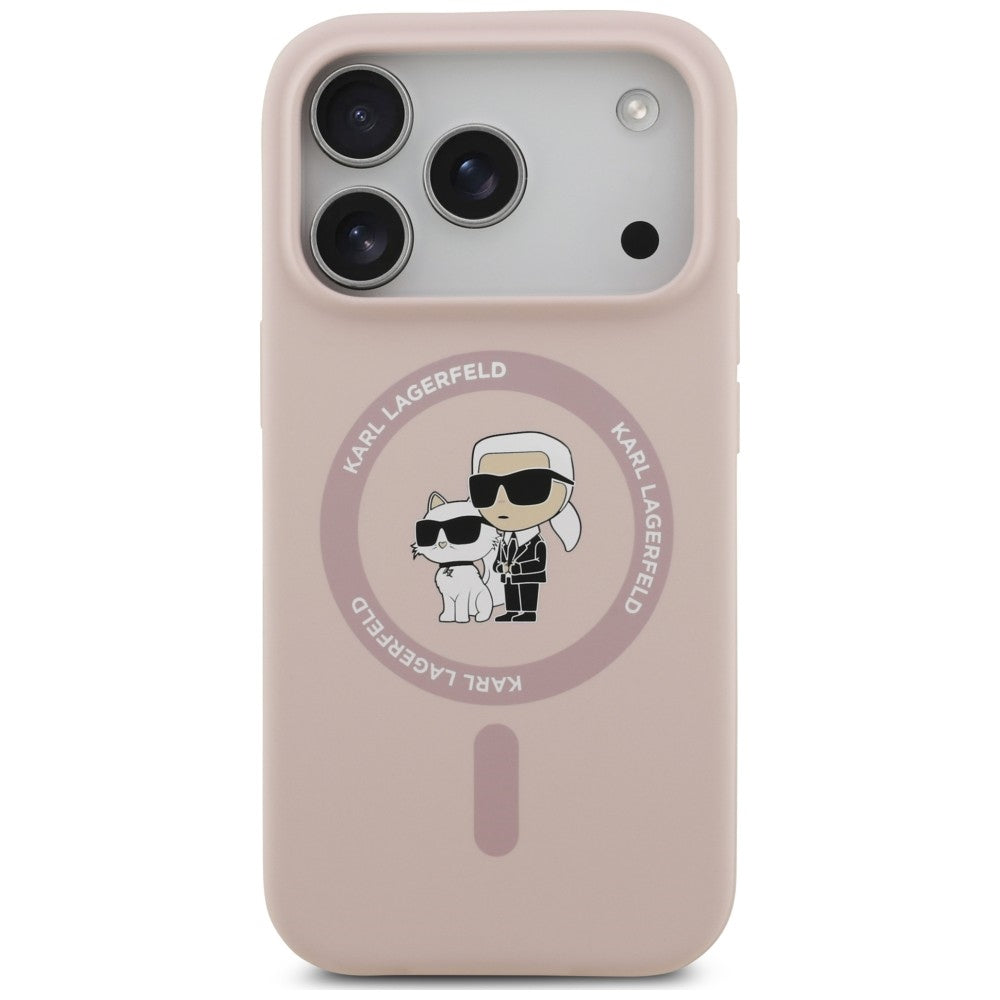 Husa de protectie Karl Lagerfeld compatibil cu iPhone 18 Pro Max / iPhone 17 Pro Max, Roz