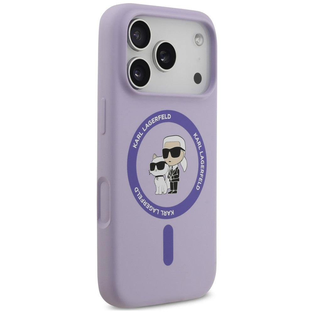 Husa de protectie Karl Lagerfeld compatibil cu iPhone 18 Pro / iPhone 17 Pro, Mov