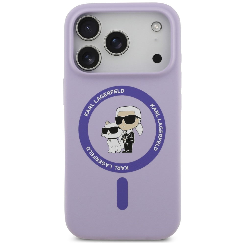 Husa de protectie Karl Lagerfeld compatibil cu iPhone 18 Pro Max / iPhone 17 Pro Max, Mov