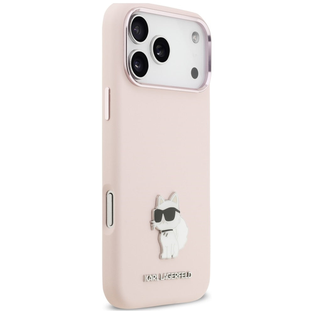Husa de protectie Karl Lagerfeld compatibil cu iPhone 18 Pro Max / iPhone 17 Pro Max, Roz