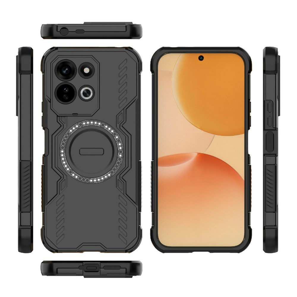 Husa de protectie Techsuit ArmorMag compatibil cu Xiaomi Redmi 17 4G / Redmi 17 5G, Negru
