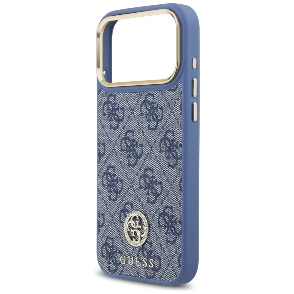 Husa de protectie Guess Hardcase 4G compatibil cu iPhone 17 Pro Max / iPhone 18 Pro Max, Albastru