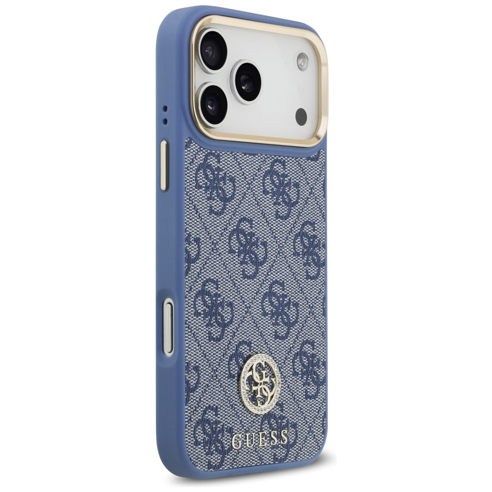 Husa de protectie Guess Hardcase 4G compatibil cu iPhone 17 Pro Max / iPhone 18 Pro Max, Albastru