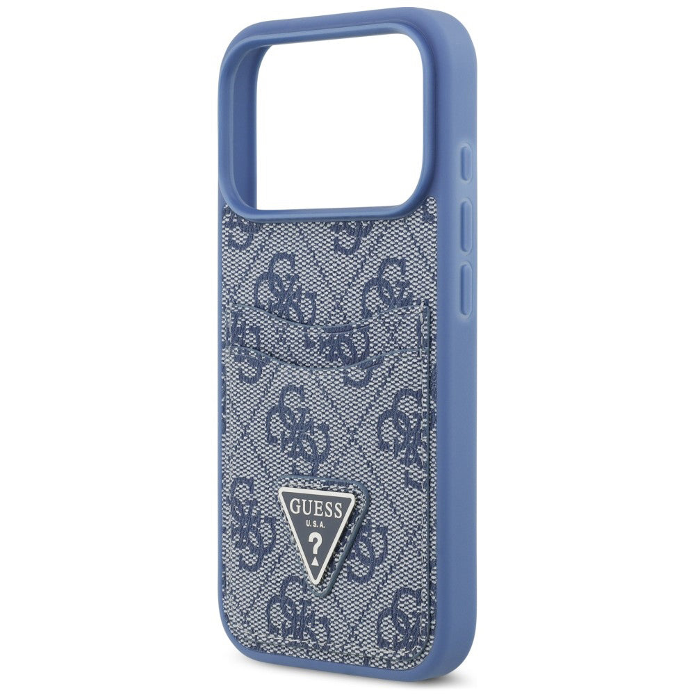 Husa de protectie Guess Hardcase 4G compatibil cu iPhone 17 Pro Max / iPhone 18 Pro Max, Albastru