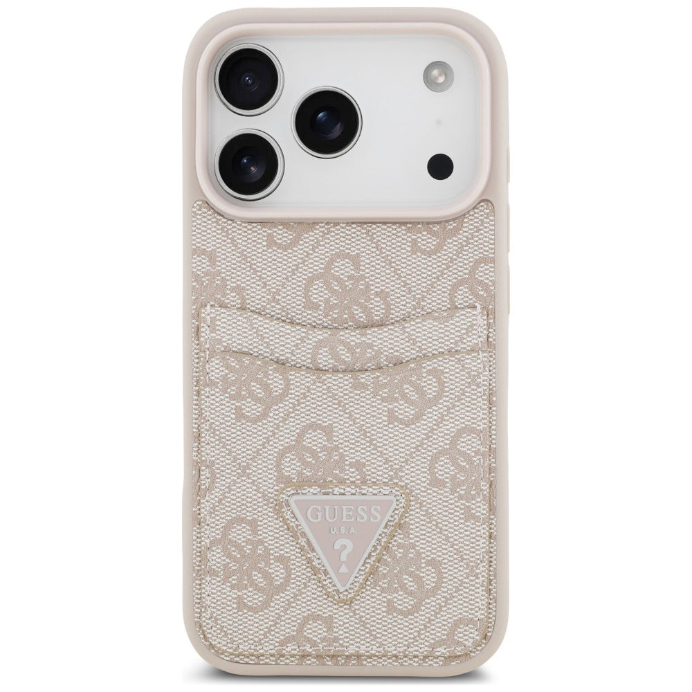 Husa de protectie Guess Hardcase 4G compatibil cu iPhone 18 Pro / iPhone 17 Pro, Roz