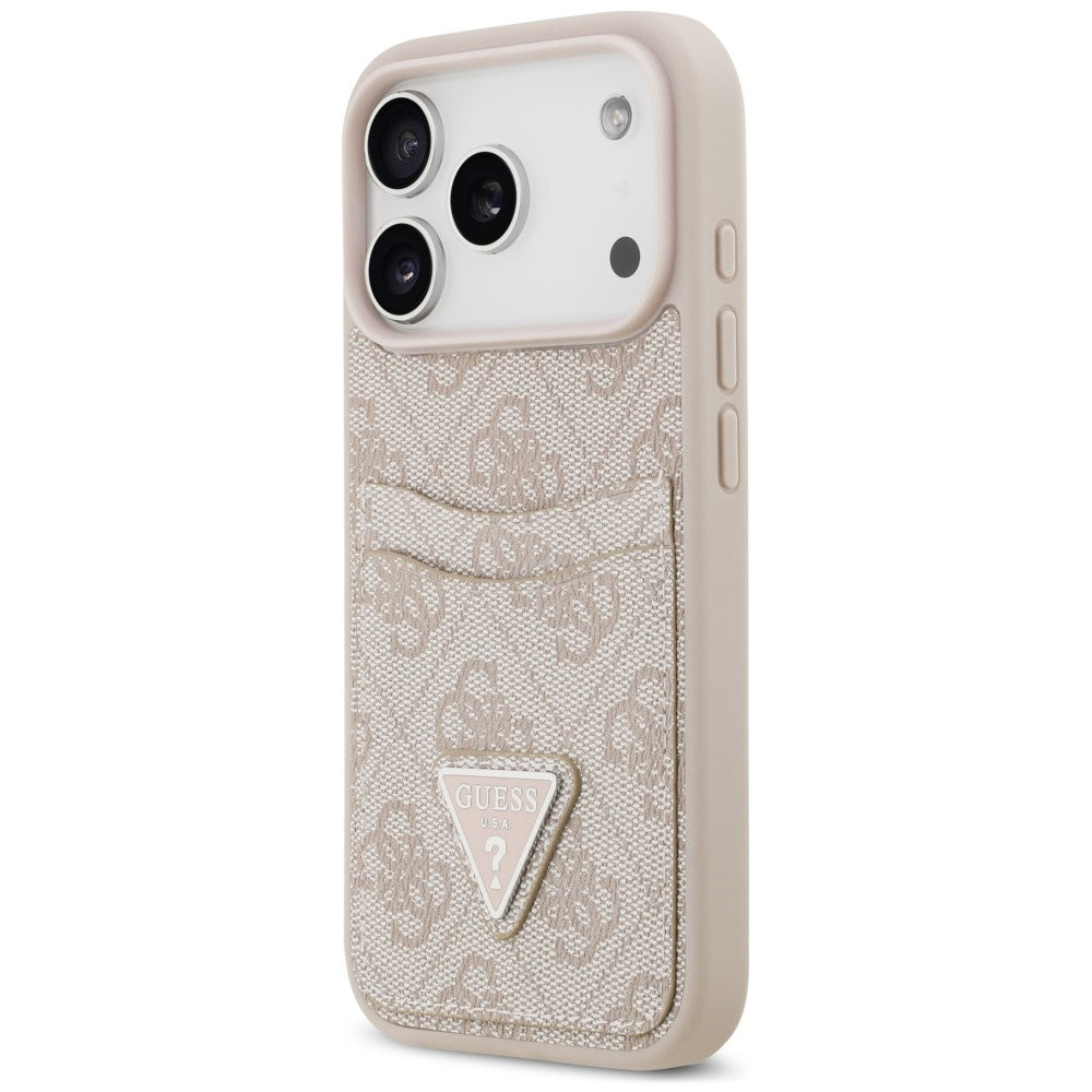 Husa de protectie Guess Hardcase 4G compatibil cu iPhone 18 Pro / iPhone 17 Pro, Roz