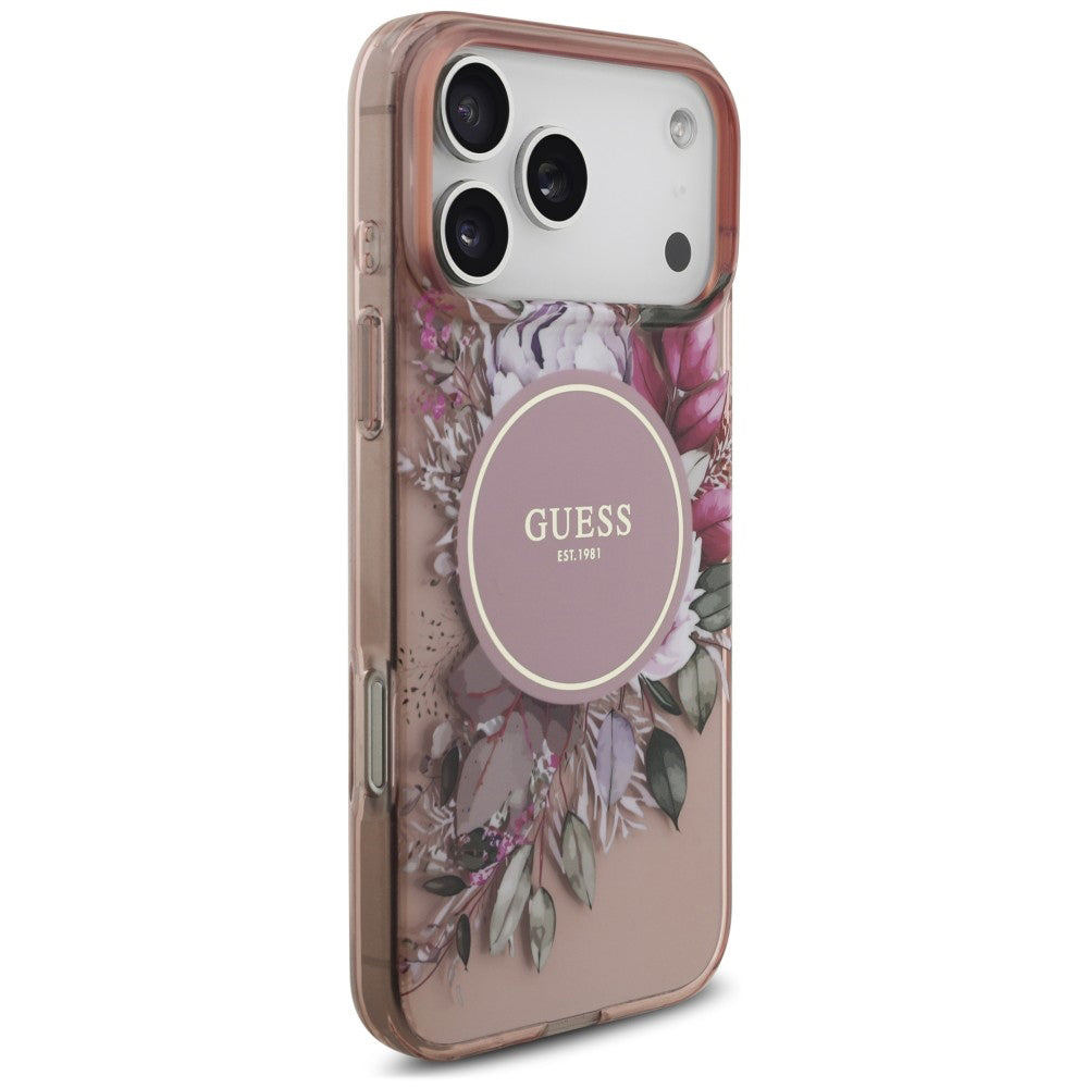 Husa de protectie Guess compatibil cu iPhone 18 Pro Max / iPhone 17 Pro Max, Roz
