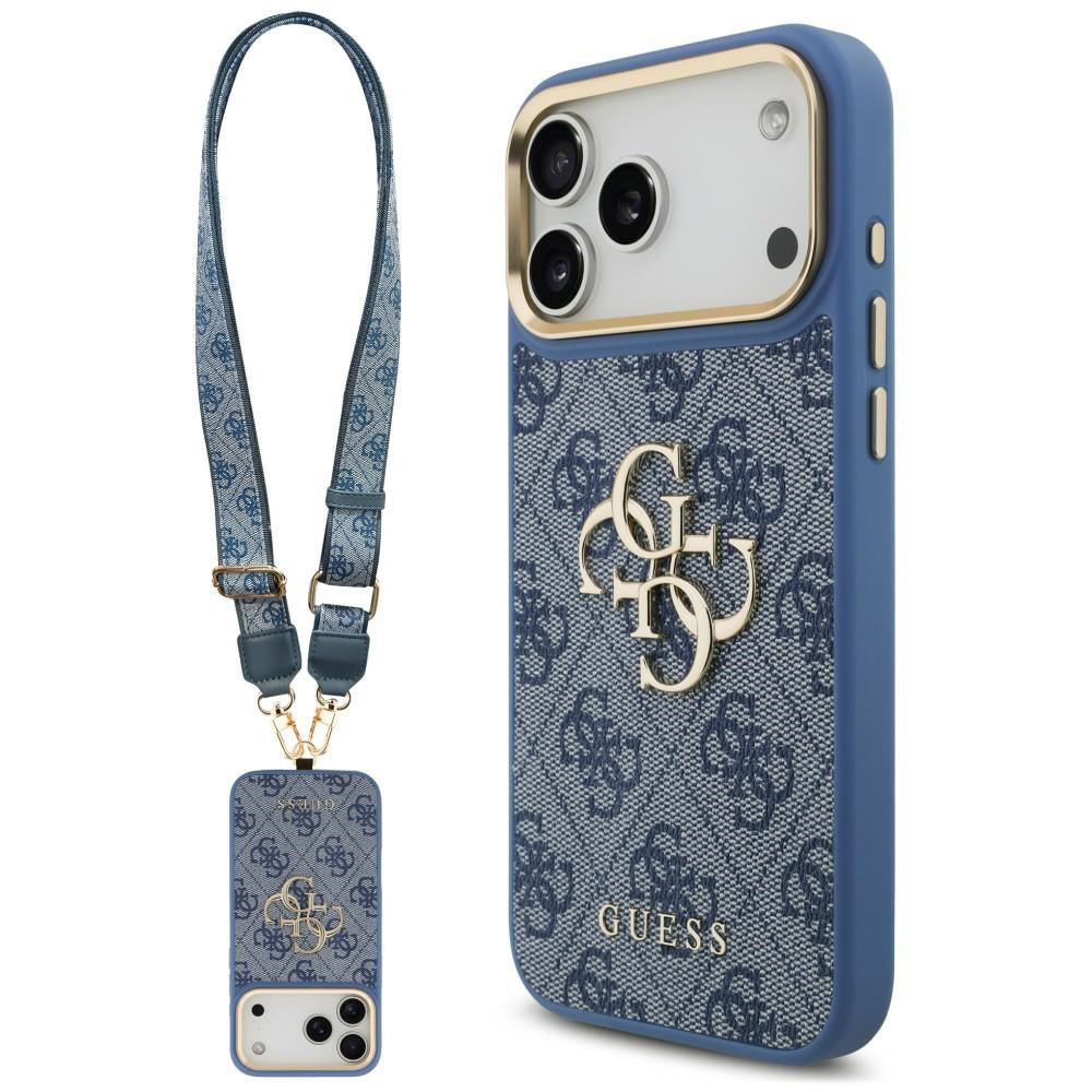 Husa de protectie Guess compatibil cu iPhone 17 Pro Max / iPhone 18 Pro Max, Albastru