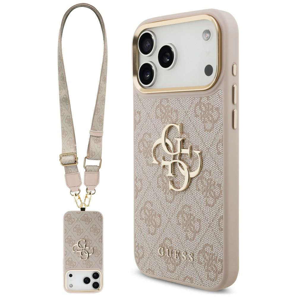 Husa de protectie Guess compatibil cu iPhone 18 Pro / iPhone 17 Pro, Roz