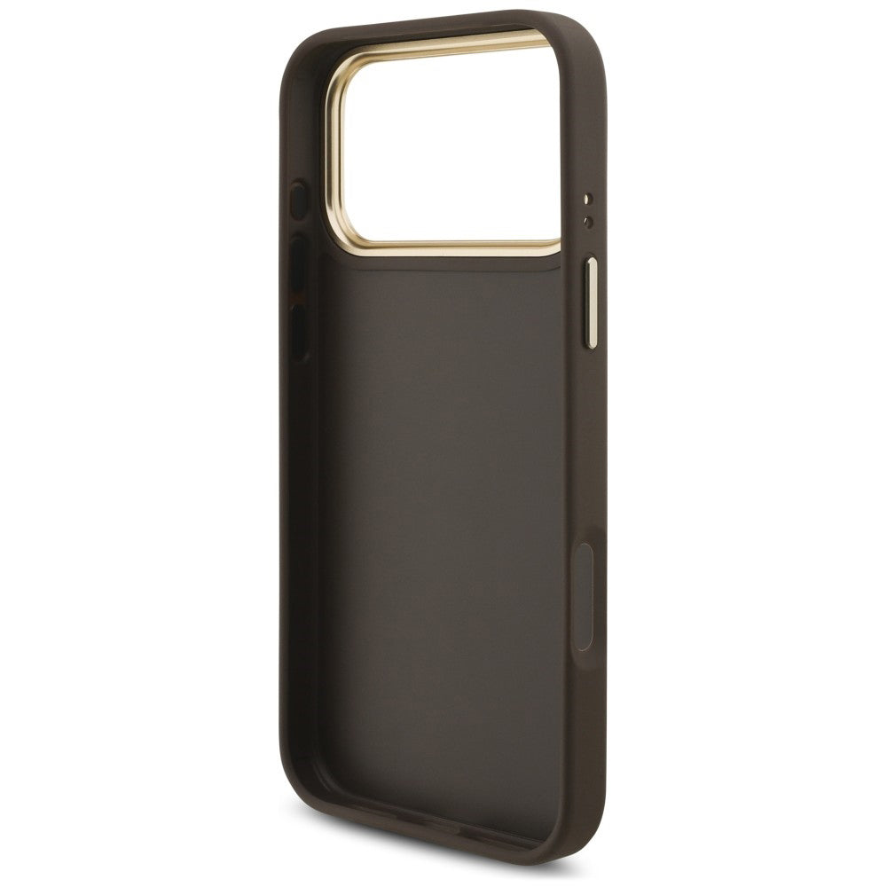 Husa de protectie Guess compatibil cu iPhone 17 Pro Max / iPhone 18 Pro Max, Maro