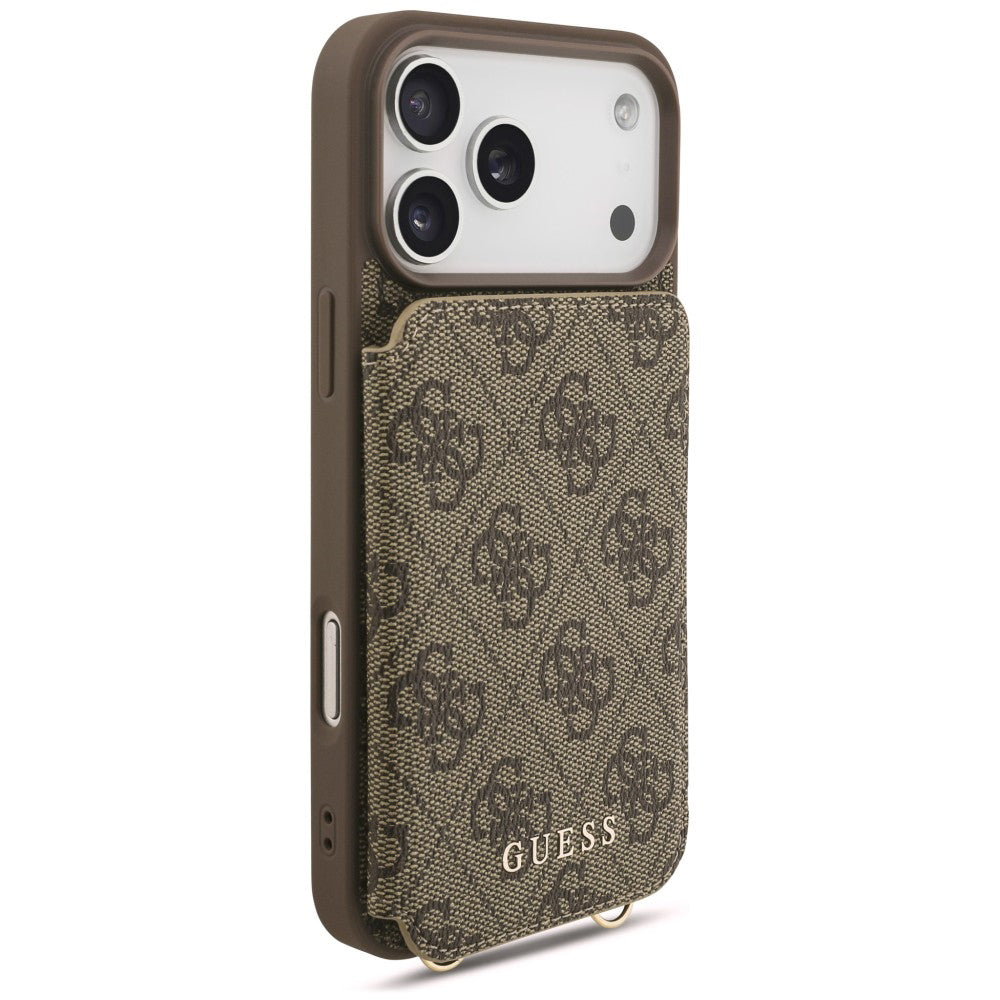 Husa de protectie Guess compatibil cu iPhone 18 Pro Max / iPhone 17 Pro Max, Maro