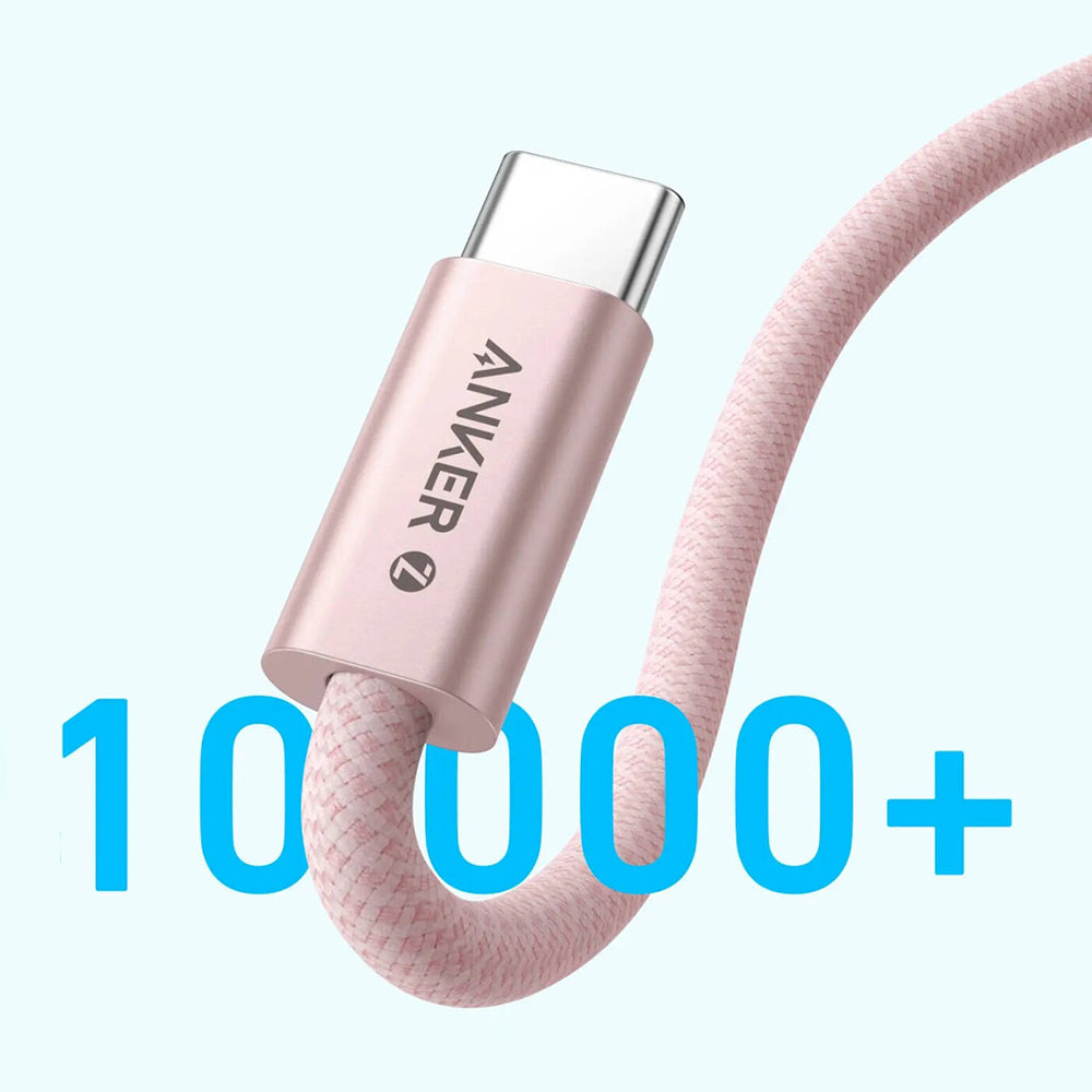 Cablu Anker Zolo (A8060H12), USB-C, 240W, 1.8m, Negru