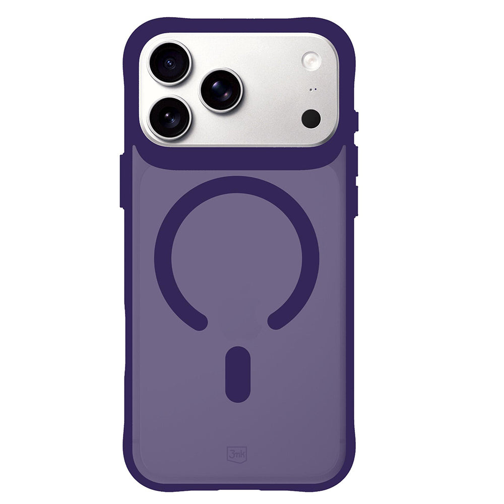 Husa de protectie 3mk Smoke MagCase compatibil cu iPhone 17 Pro / iPhone 18 Pro, Mov