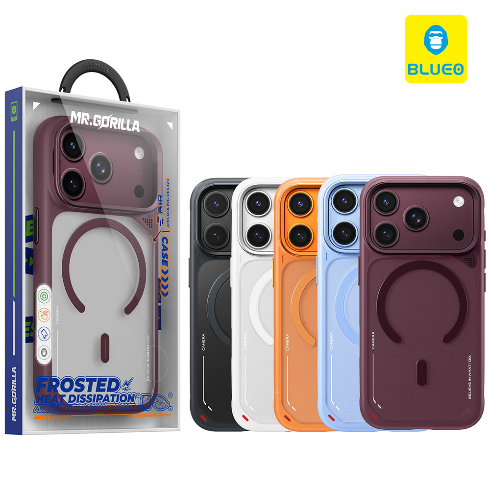 Husa de protectie Blueo compatibil cu iPhone 17 Pro Max / iPhone 18 Pro Max, Alb