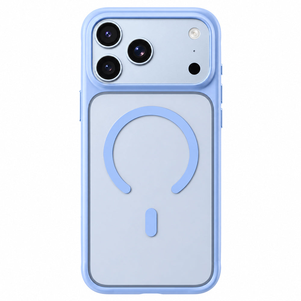 Husa de protectie Blueo APE Anti-Drop MagSafe compatibil cu iPhone 18 Pro / iPhone 17 Pro, Albastru