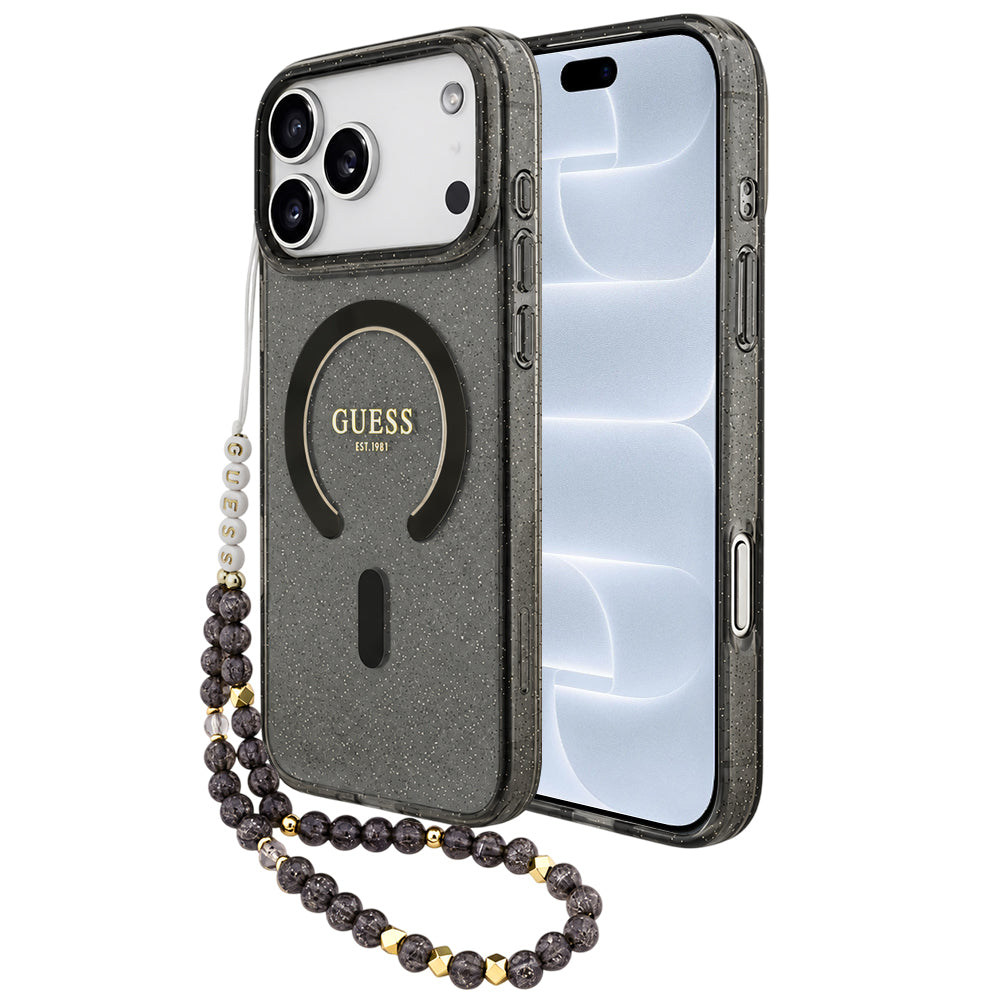 Husa de protectie Guess compatibil cu iPhone 18 Pro / iPhone 17 Pro, Negru
