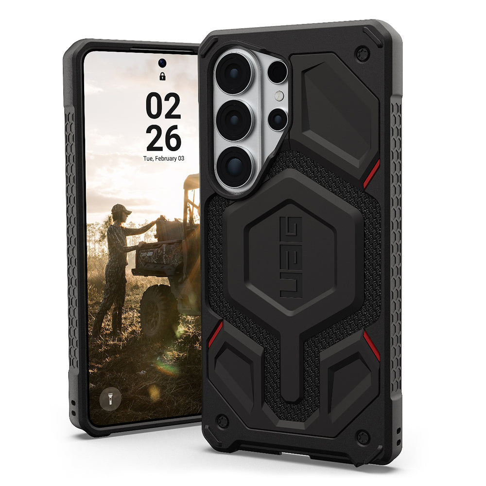 Husa de protectie UAG Monarch Pro MagSafe compatibil cu Samsung Galaxy S26 Ultra, Negru