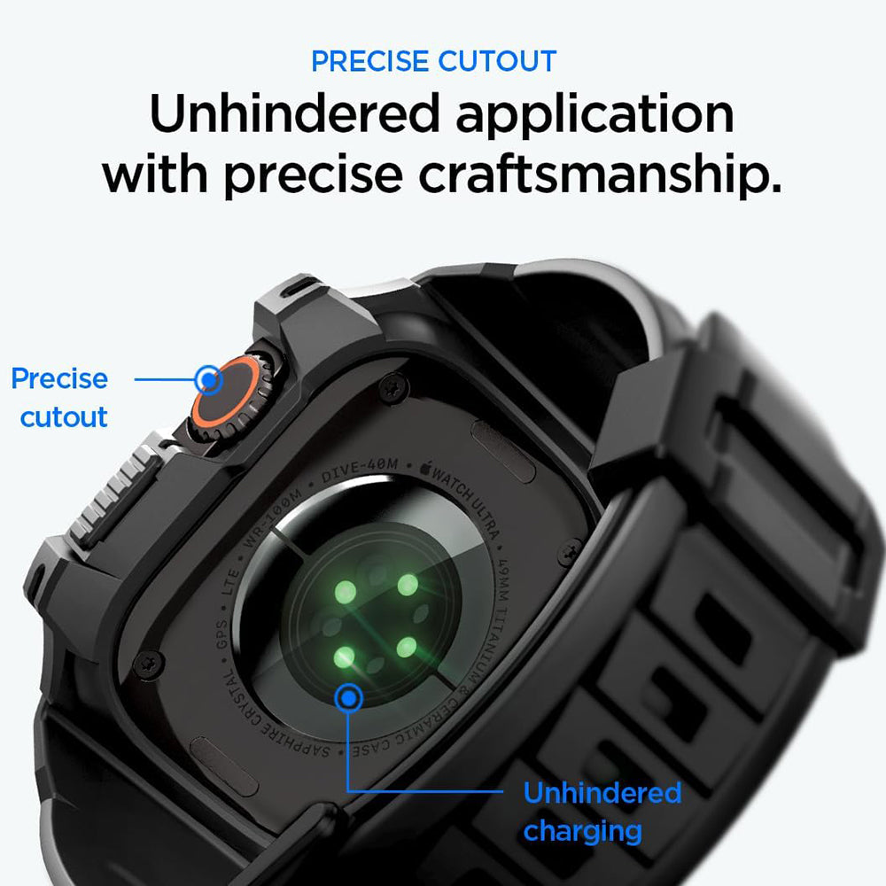 Husa & Folie smartwatch Apple Watch Ultra 4, Negru