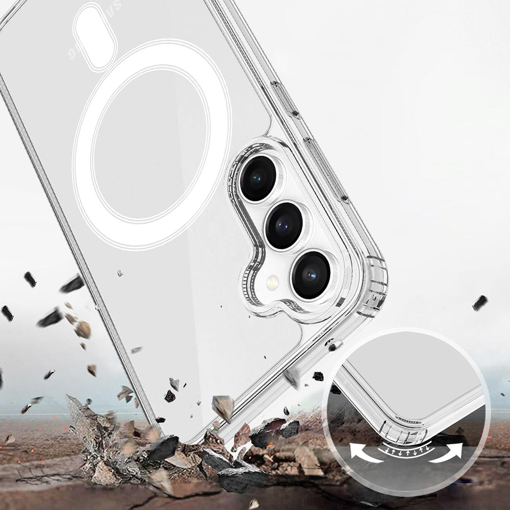 Husa de protectie Techsuit MagSafe Pro compatibil cu Samsung Galaxy S26 FE, Transparent