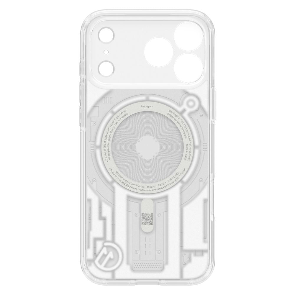 Husa de protectie Spigen Ultra Hybrid compatibil cu iPhone 17 Pro Max / iPhone 18 Pro Max, Alb