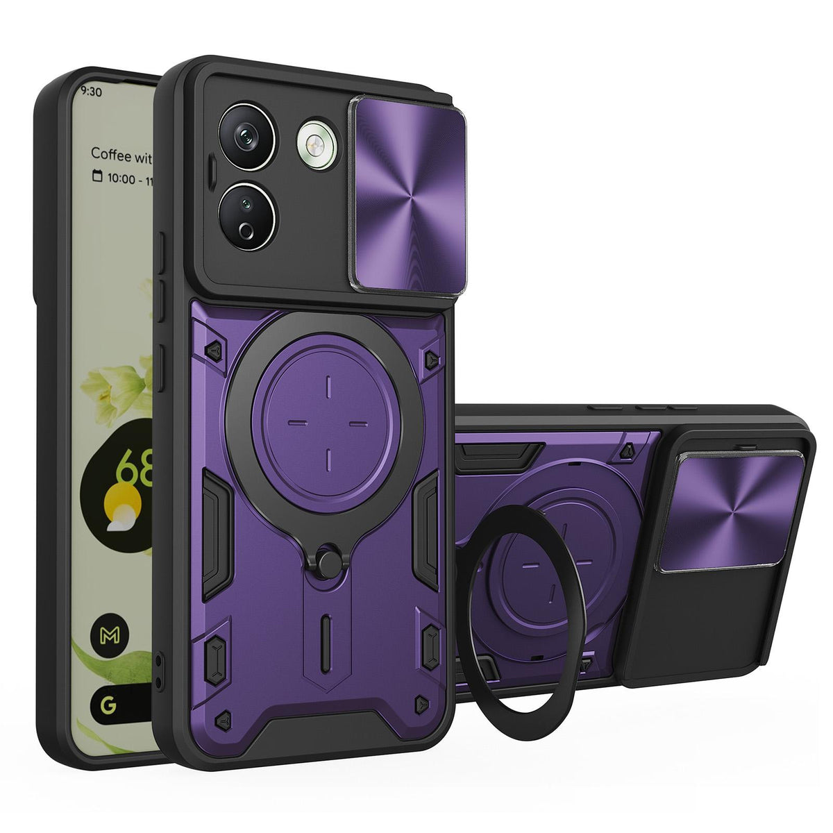 Husa de protectie Techsuit CamGuard Pro compatibil cu Xiaomi Redmi Note 17 Pro Max, Mov