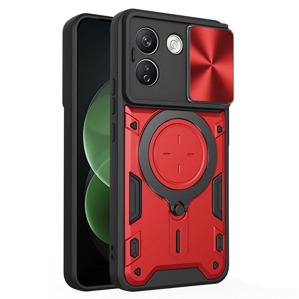 Husa de protectie Techsuit CamGuard Pro compatibil cu Xiaomi Redmi Note 17 Pro Max, Roșu
