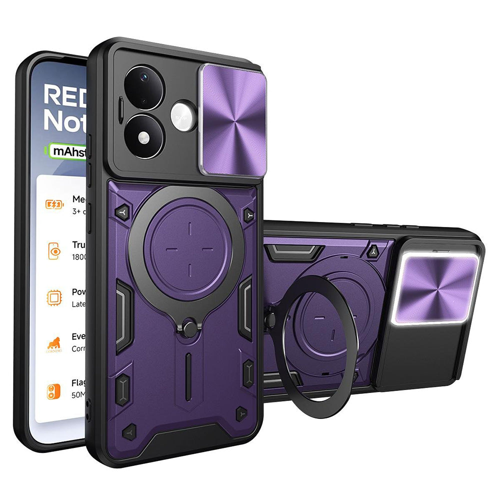 Husa de protectie Techsuit CamGuard Pro compatibil cu Xiaomi Redmi Note 17 4G / Redmi Note 17 5G, Mov