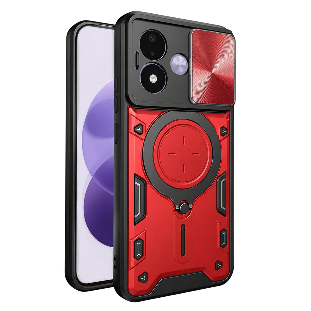 Husa de protectie Techsuit CamGuard Pro compatibil cu Xiaomi Redmi Note 17 4G / Redmi Note 17 5G, Roșu