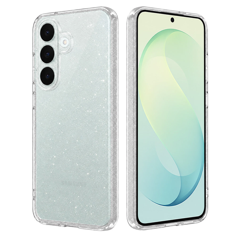 Husa de protectie Techsuit SparkleSkin Series compatibil cu Samsung Galaxy S26 FE / S25 FE, Transparent
