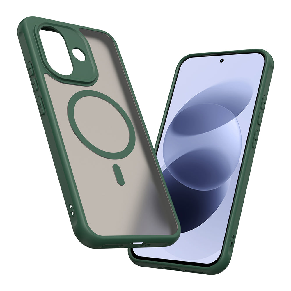 Husa de protectie Techsuit HaloFrost II cu inel magnetic compatibil cu Xiaomi Redmi Note 17 Pro 5G, Verde