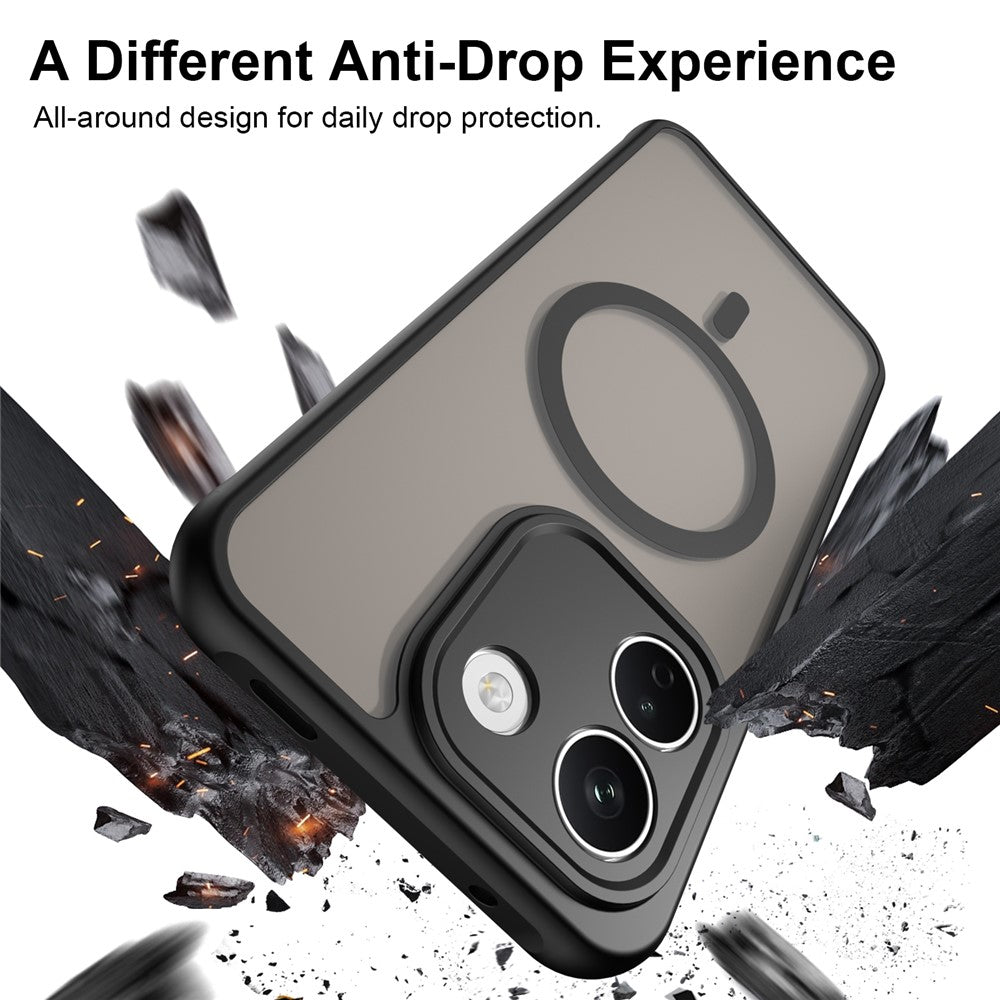 Husa de protectie Techsuit HaloFrost II cu inel magnetic compatibil cu Xiaomi Redmi Note 17 Pro Max, Negru