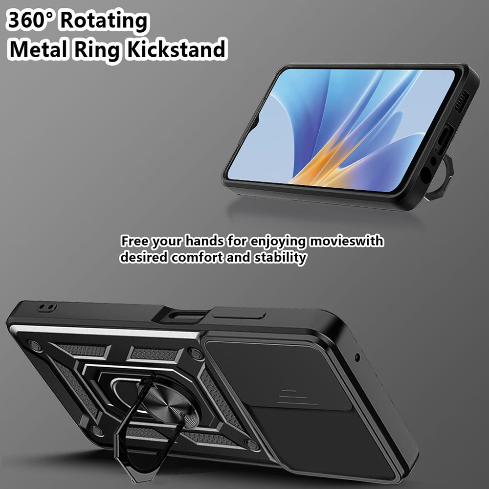 Husa de protectie Techsuit CamShield Series compatibil cu Oppo A58 5G / A78 5G, Negru