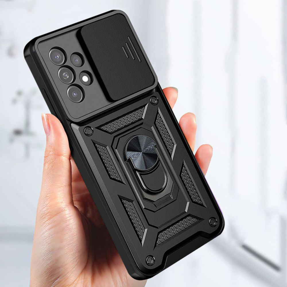Husa de protectie Techsuit CamShield Series compatibil cu Samsung Galaxy A52 4G / A52 5G / A52s 5G, Negru