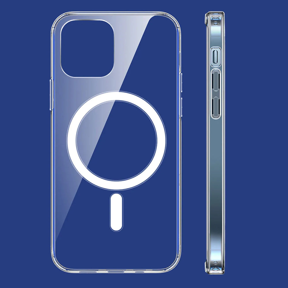 Husa de protectie Techsuit MagSafe Pro compatibil cu iPhone 14 Pro, Transparent