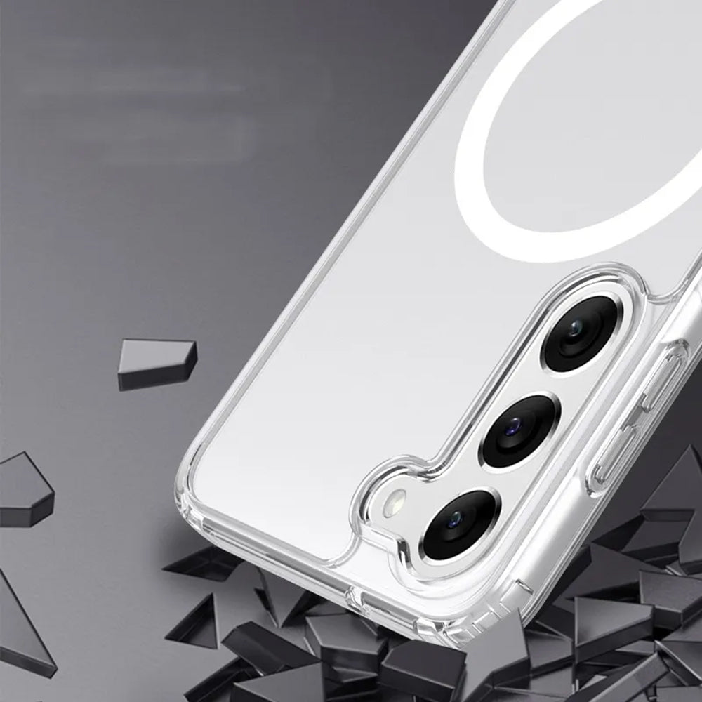 Husa de protectie Techsuit MagSafe Pro compatibil cu Samsung Galaxy S22 5G, Transparent