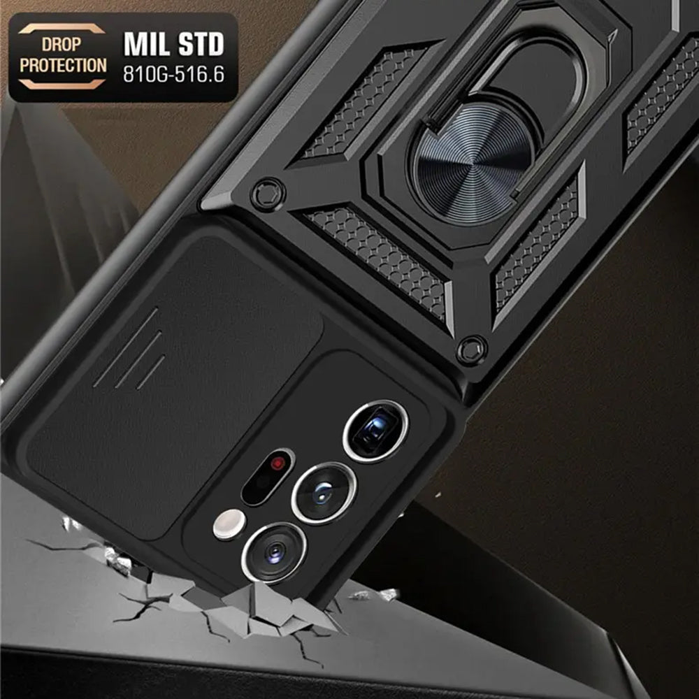 Husa de protectie Techsuit CamShield Series compatibil cu Samsung Galaxy Note 20 Ultra / Note 20 Ultra 5G, Negru