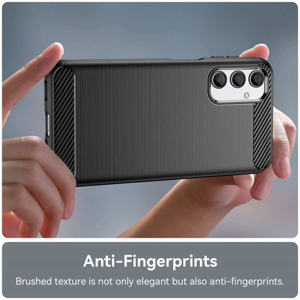 Husa de protectie Techsuit Carbon Silicone compatibil cu Samsung Galaxy A24, Negru