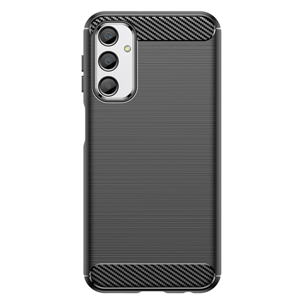 Husa de protectie Techsuit Carbon Silicone compatibil cu Samsung Galaxy A24, Negru