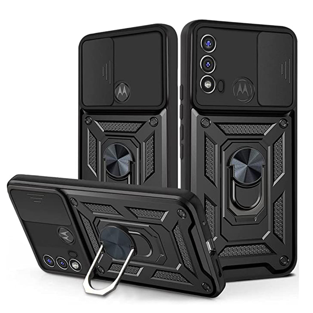 Husa de protectie Techsuit CamShield Series compatibil cu Motorola Moto E20 / E30 / E40, Negru