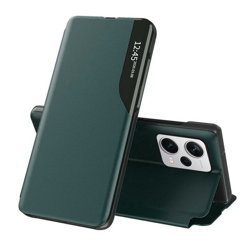 Husa de protectie Techsuit eFold Series compatibil cu Xiaomi Redmi Note 12 Pro 5G / Poco X5 Pro, Verde Inchis