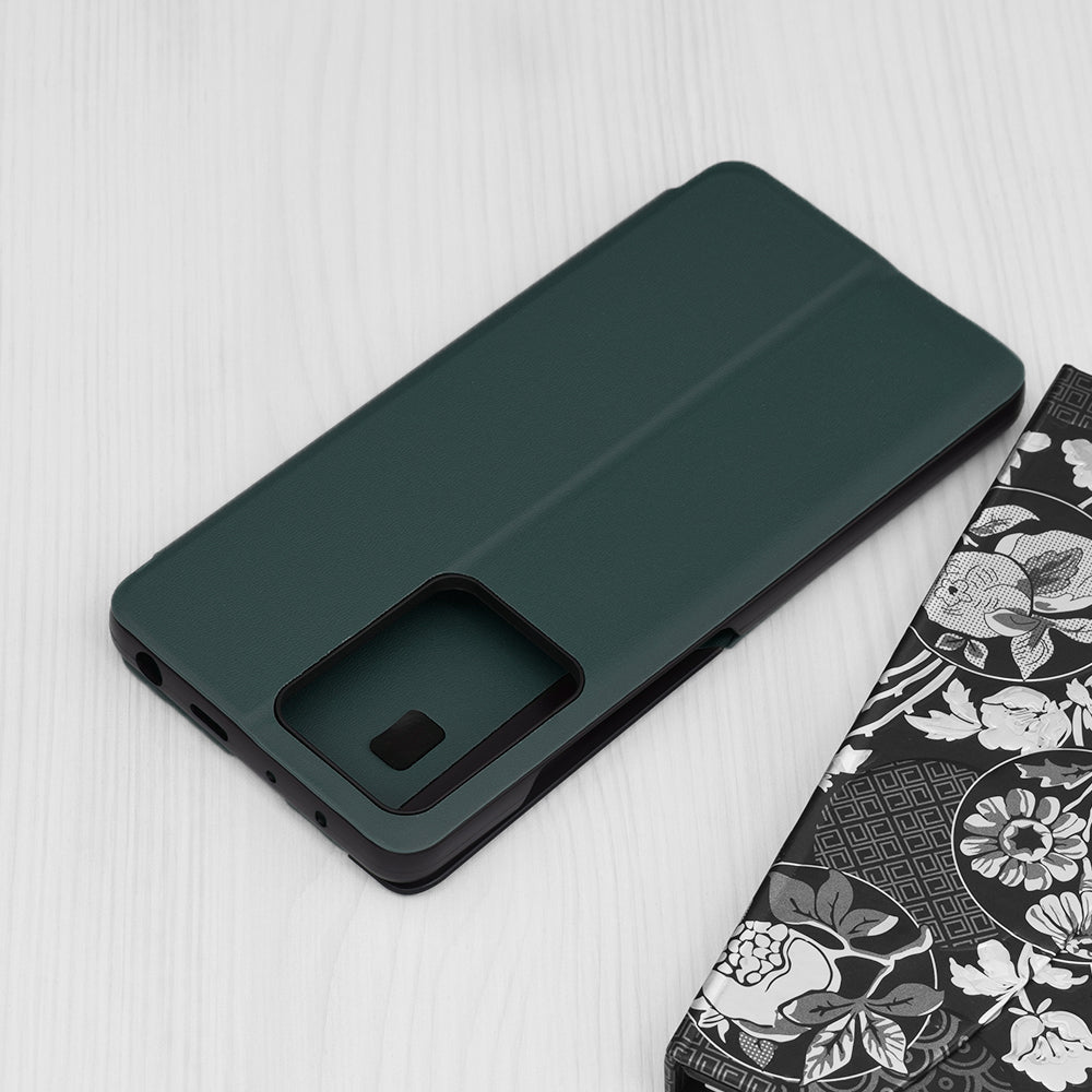 Husa de protectie Techsuit eFold Series compatibil cu Xiaomi Redmi Note 12 Pro 5G / Poco X5 Pro, Verde Inchis