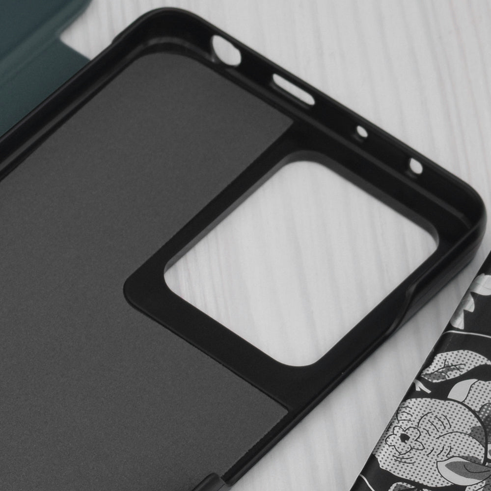 Husa de protectie Techsuit eFold Series compatibil cu Xiaomi Redmi Note 12 Pro 5G / Poco X5 Pro, Verde Inchis