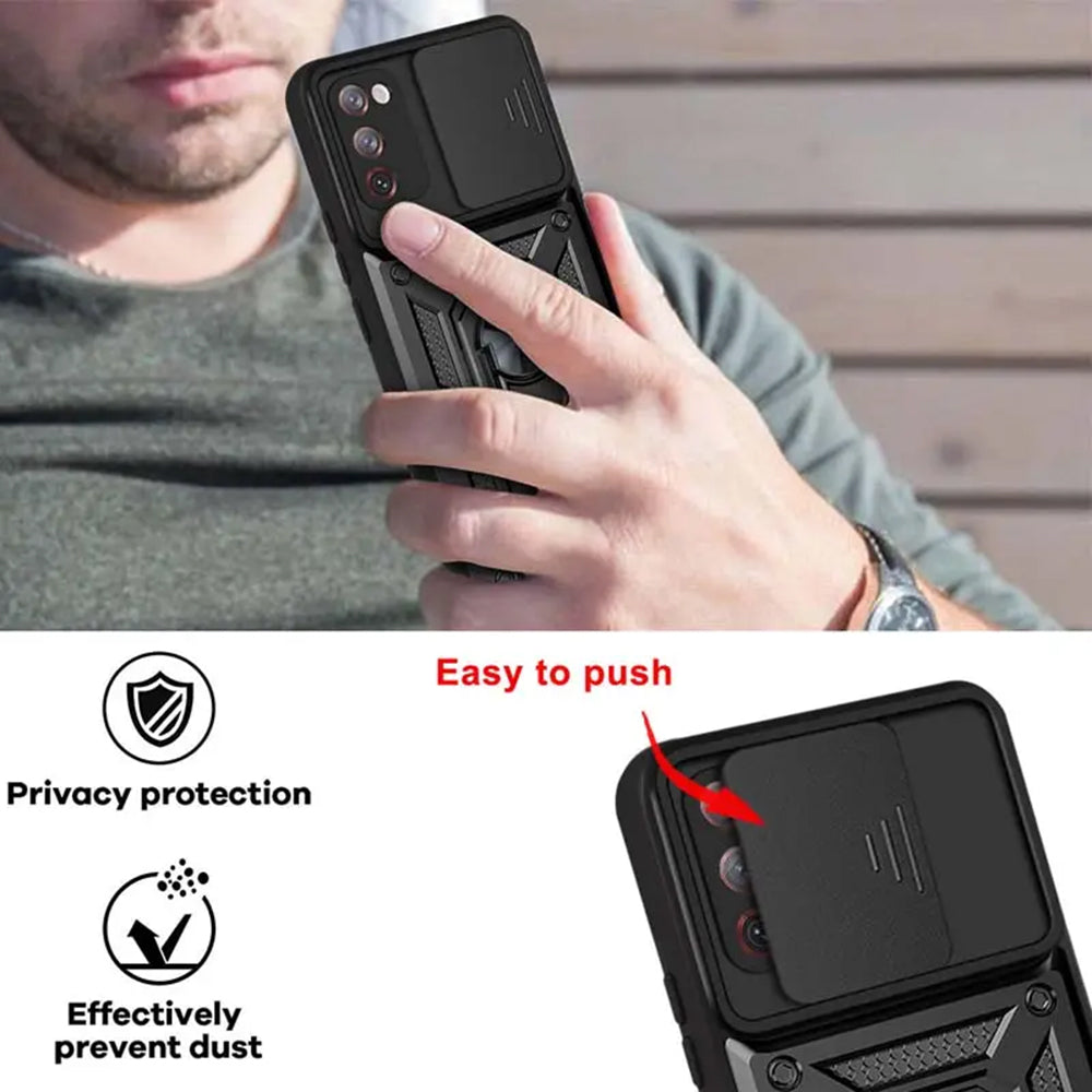 Husa de protectie Techsuit CamShield Series compatibil cu Samsung Galaxy S20 FE / S20 FE 5G, Negru