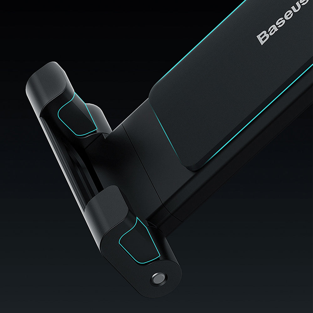 Suport Baseus JoyRide Pro (SUTQ000001), for Phone/Tablet, Headrest Installation, Silicone Pads, 360°, Foldable, Negru