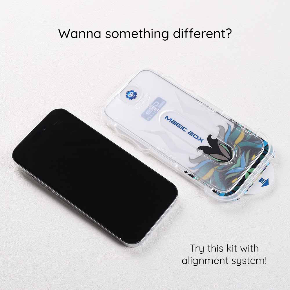 Folie de protectie Lito Magic Glass Box D+ Tools compatibil cu iPhone 16 Plus, Transparent