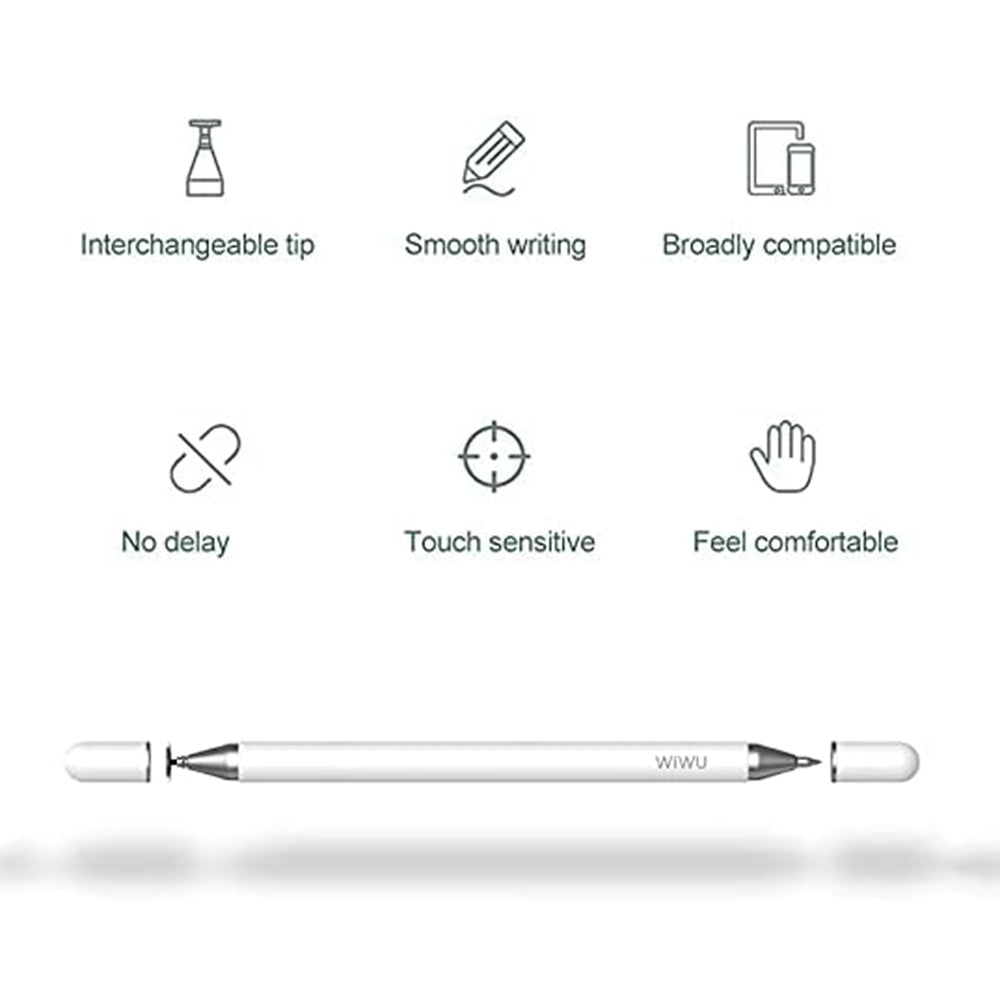 Stylus Yesido ST04, Pasiv, Aluminiu, Alb