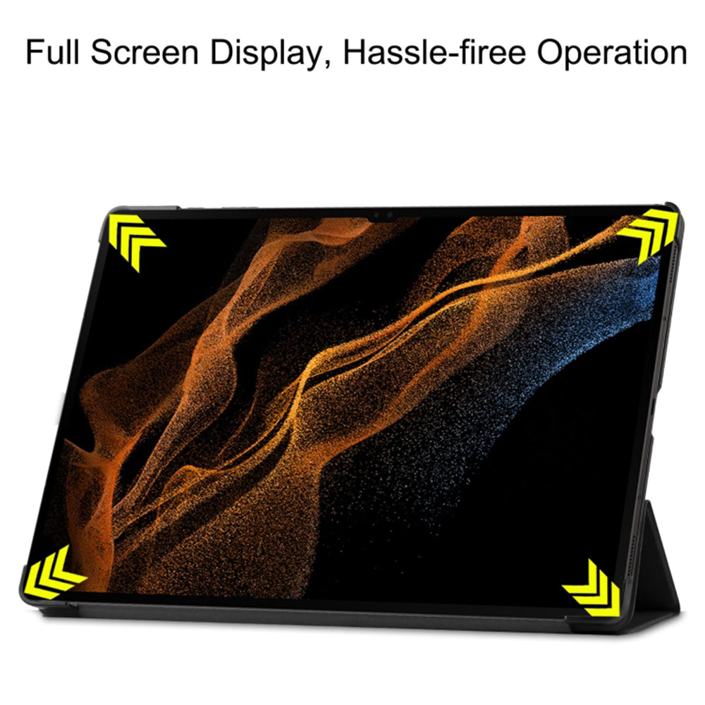 Husa de protectie tableta Techsuit FoldPro compatibil cu Samsung Galaxy Tab S9 Plus / S9 FE Plus / S10 Plus, Negru